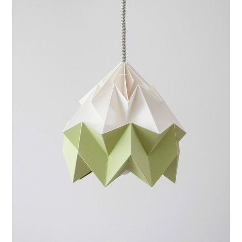 Petite suspension Origami Moth Bicolore Vert